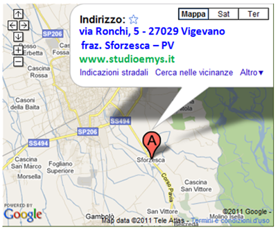 mappa www.studioemys.it studio associato naturalistico